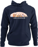 Φούτερ με κουκούλα - Amsterdam - Color Thumbnail Navy Blue