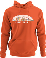 Φούτερ με κουκούλα - Amsterdam - Color Thumbnail Orange