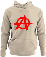 Φούτερ με κουκούλα - Anarchy - Color Thumbnail Μπέζ