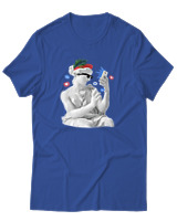 T-Shirt Αντρικό - Ancient Influencer - Color Thumbnail Μπλε Ρουά