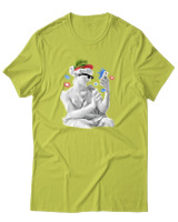 T-Shirt Αντρικό - Ancient Influencer - Color Thumbnail Λαχανί
