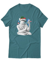 T-Shirt Αντρικό - Ancient Influencer - Color Thumbnail Μπλε Πράσινο