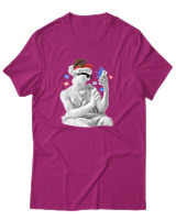 T-Shirt Αντρικό - Ancient Influencer - Color Thumbnail Φουξια
