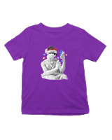 T-Shirt  Παιδικό - Ancient Influencer - Color Thumbnail Σκούρο Μωβ