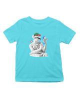 T-Shirt  Παιδικό - Ancient Influencer - Color Thumbnail Οινοπνευματί