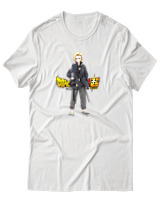 T-Shirt Αντρικό - Android 18 - Color Thumbnail Άσπρο
