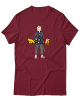 T-Shirt Αντρικό - Android 18 - Color Thumbnail Σκούρο Κόκκινο