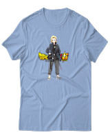 T-Shirt Αντρικό - Android 18 - Color Thumbnail Γαλάζιο