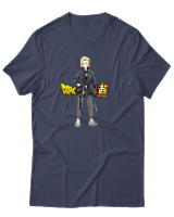 T-Shirt Αντρικό - Android 18 - Color Thumbnail Μπλε Γκρι