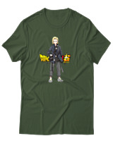 T-Shirt Αντρικό - Android 18 - Color Thumbnail Κυπαρισσί