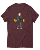 T-Shirt Αντρικό - Android 18 - Color Thumbnail Μπορντό