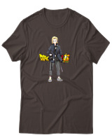 T-Shirt Αντρικό - Android 18 - Color Thumbnail Καφέ