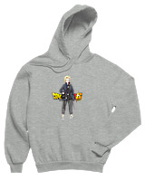 Φούτερ με κουκούλα Παιδικό - Android 18 - Color Thumbnail Γκρι Μελανζέ