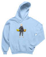 Φούτερ με κουκούλα Παιδικό - Android 18 - Color Thumbnail Γαλάζιο