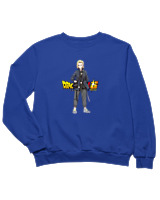 Φούτερ χωρίς κουκούλα Παιδικό - Android 18 - Color Thumbnail Μπλε Ρουά
