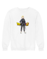 Φούτερ χωρίς κουκούλα Αντρικό - Android 18 - Color Thumbnail 'Ασπρο