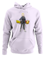 Φούτερ με κουκούλα Αντρικό - Android 18 - Color Thumbnail Lilac