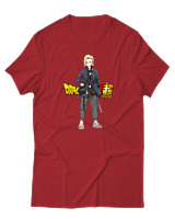 T-Shirt  Γυναικείο - Android 18 - Color Thumbnail Κόκκινο