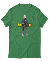 T-Shirt  Γυναικείο - Android 18 - Color Thumbnail Πράσινο