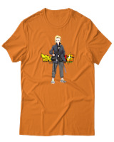 T-Shirt  Γυναικείο - Android 18 - Color Thumbnail Πορτοκαλί