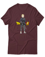T-Shirt  Γυναικείο - Android 18 - Color Thumbnail Μπορντό