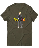 T-Shirt  Γυναικείο - Android 18 - Color Thumbnail Χακί