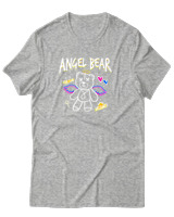 T-Shirt Αντρικό - Angel Bear - Color Thumbnail Γκρι Μελανζέ