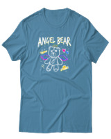 T-Shirt Αντρικό - Angel Bear - Color Thumbnail Τιρκουάζ