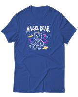 T-Shirt Αντρικό - Angel Bear - Color Thumbnail Μπλε Ρουά