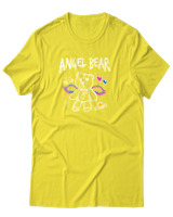 T-Shirt Αντρικό - Angel Bear - Color Thumbnail Κίτρινο