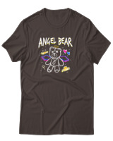 T-Shirt Αντρικό - Angel Bear - Color Thumbnail Καφέ