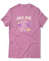 T-Shirt Αντρικό - Angel Bear - Color Thumbnail Ροζ