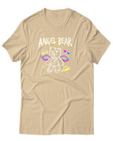 T-Shirt Αντρικό - Angel Bear - Color Thumbnail Μπεζ