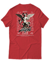 T-Shirt Αντρικό - Angel - Color Thumbnail Κόκκινο