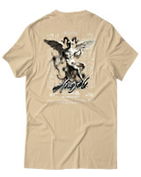 T-Shirt Αντρικό - Angel - Color Thumbnail Μπεζ