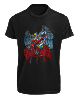T-Shirt Fit Αντρικό - Angel Vs Demonio - Color Thumbnail Μαύρο