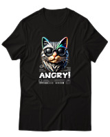 T-Shirt Αντρικό - Angry - Color Thumbnail Μαύρο