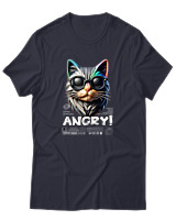 T-Shirt Αντρικό - Angry - Color Thumbnail Σκούρο Μπλε