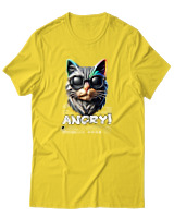 T-Shirt Αντρικό - Angry - Color Thumbnail Χρυσό Κίτρινο