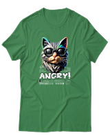 T-Shirt Αντρικό - Angry - Color Thumbnail Πράσινο