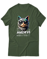 T-Shirt Αντρικό - Angry - Color Thumbnail Κυπαρισσί