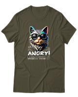 T-Shirt Αντρικό - Angry - Color Thumbnail Χακί