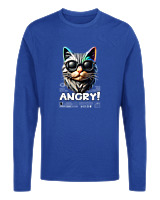 Μακρυμάνικο Μακό Αντρικό - Angry - Color Thumbnail Μπλε Ρουά