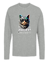 Μακρυμάνικο Μακό Αντρικό - Angry - Color Thumbnail Γκρι Μελανζέ