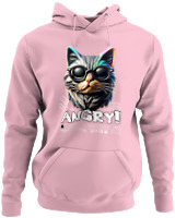 Φούτερ με κουκούλα - Angry - Color Thumbnail Pink