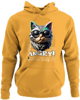 Φούτερ με κουκούλα - Angry - Color Thumbnail Κίτρινο Χρυσό