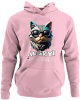 Φούτερ με κουκούλα - Angry - Color Thumbnail Pink