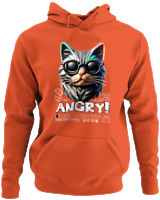 Φούτερ με κουκούλα - Angry - Color Thumbnail Orange