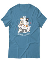 T-Shirt Αντρικό - Animal Lover - Color Thumbnail Τιρκουάζ