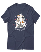 T-Shirt Αντρικό - Animal Lover - Color Thumbnail Μπλε Γκρι